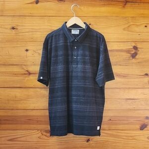 Linksoul Gray/black Polo XL